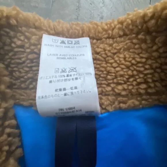 Patagonia Retro-X Fleece Jacket Kids Med. Size 10 Natural Fleece Deep Pile Zip